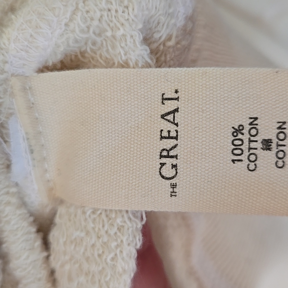 THE GREAT. Bear Mountain Graphic College Sweatshirt - Sz 1/S - Picture 4 of 5